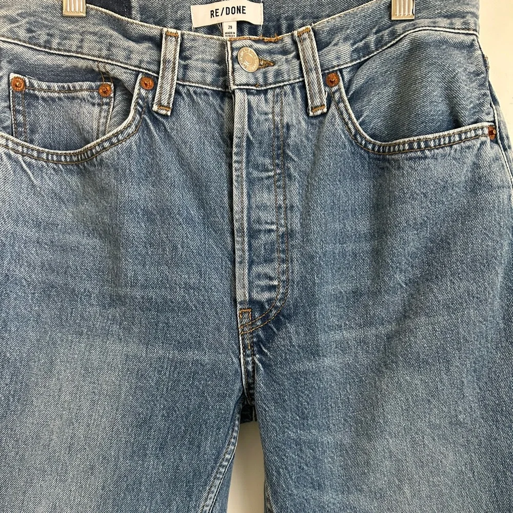 Re/Done 70’s Stove Pipe Ankle Jeans - Picture 3 of 7
